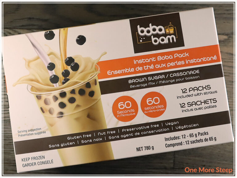 Boba Bams Instant Boba Pack Brown Sugar One More Steep